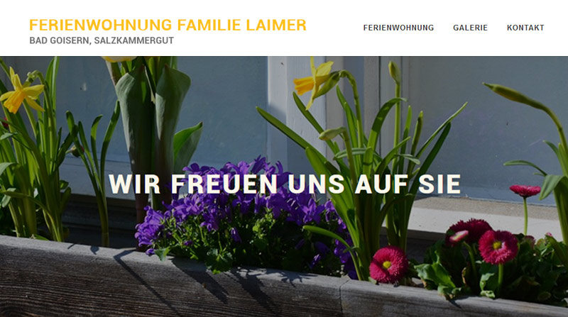 Screenshot ferienwohnung-goisern.at